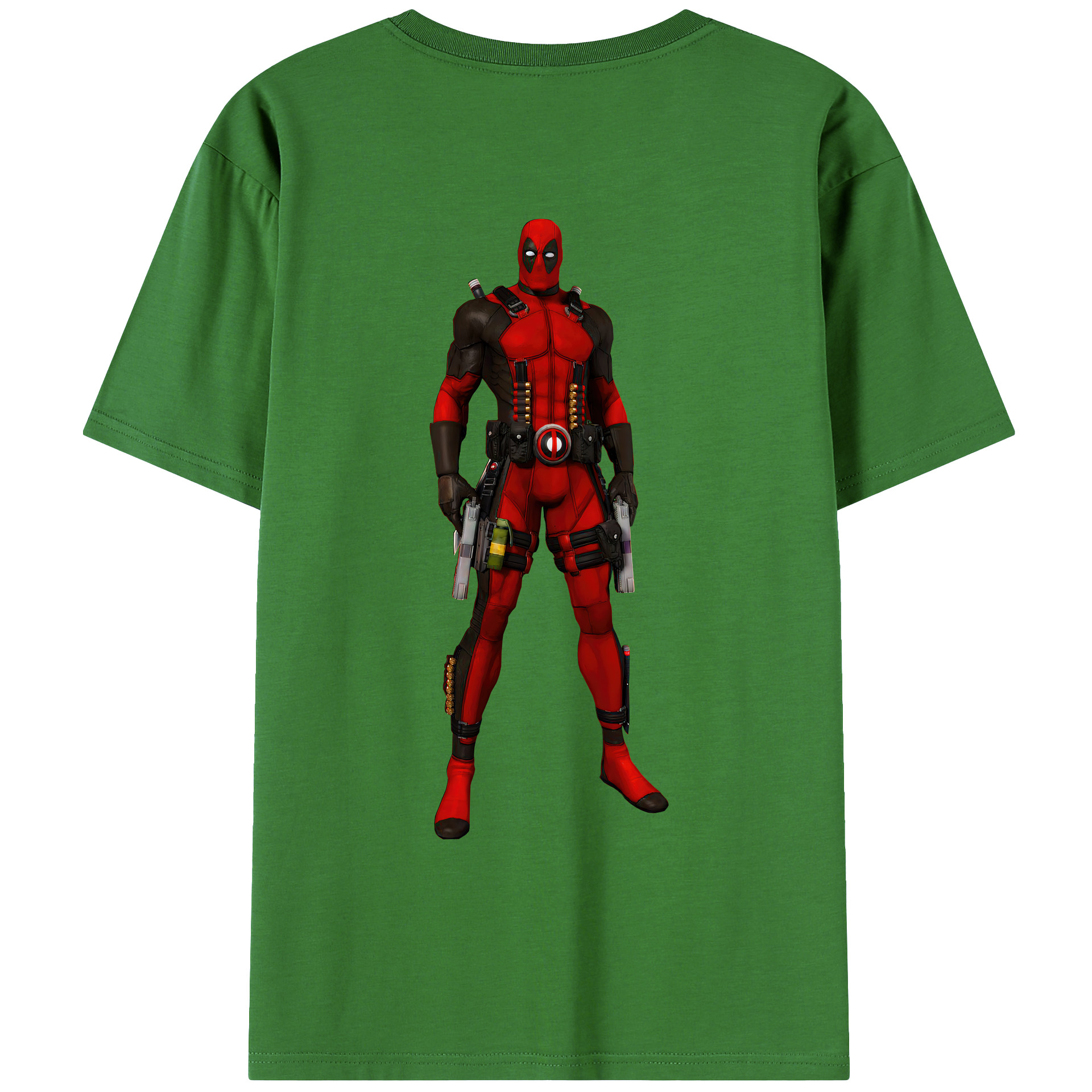 （画像用） Deadpool デッドプール レディース半袖Tシャツ(バックプリント)
